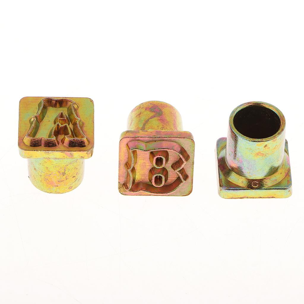 /26pcs Letter Alphabet Initials A~ Stamps Metal Steel Tag Pendant Stamping Tool Message Word Phrase Inked Set