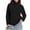 Black, variant on Sweaters For Women Roll Neck Tops Knit Pullover Sweaters Fall Winter Long Sleeve Tunic Soft Classic Casual Pullovers Black