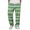 75#Dark Green, variant on Men Baggy Wide Leg Pants Striped Print Elastic Waist Drawstring Sweatpants Loose Fit Street Style Trousers With Side Pockets L