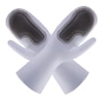 thumbnail image 1 of Matsuzay 1 par de guantes de limpieza para lavar platos, guante para lavar platos de PVC para fregador doméstico, herramienta de limpieza de cocina, Suministros de limpieza para el hogar gris Matsuzay HA000467-02B, 1 of 6