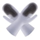 thumbnail image 2 of Injueey 1 par de guantes de limpieza para lavar platos, guante para lavar platos de PVC para fregador doméstico, herramienta de limpieza de cocina, Suministros de limpieza para el hogar gris Injueey HA000467-02B, 2 of 6