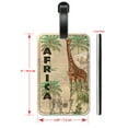 thumbnail image 2 of Africa - Luggage ID Tags / Suitcase Identification Cards - Set of 2, 2 of 5