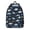Police and Star, variant on Police and Star Black Pattern Backpack for School, Cute School Bag with Adjustable Shoulder Straps and Padded Back, 15.7"x11.8"x5.5"