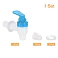 thumbnail image 3 of Unique Bargains Beverage Dispenser Replacement Spout, 1Set Plastic Water Dispenser Spigot Replacement Faucet (Blue White), 3 of 7
