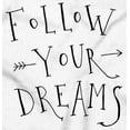 thumbnail image 2 of Follow Your Dreams Inspirational Women Plus Size Long Sleeve Graphic Tee Brisco Brands 3X, 2 of 5