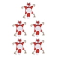 thumbnail image 1 of Transemion Polyester Stylish Pet Toy For Dogs Easy To Clean And Safe For Playtime Good Gift Plush Dog Toy fox 5Set, 1 of 6