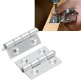 thumbnail image 4 of Hinges, 2Pcs Resin Bushing Cabinet Hinge Fine Workmanship Aluminum Foldable  For Woodworking, 4 of 8