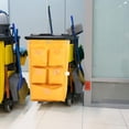 thumbnail image 4 of NovaBreeze Janitorial Cart Bag, Waterproof Oxford Cleaning Tote（Yellow）, 4 of 7