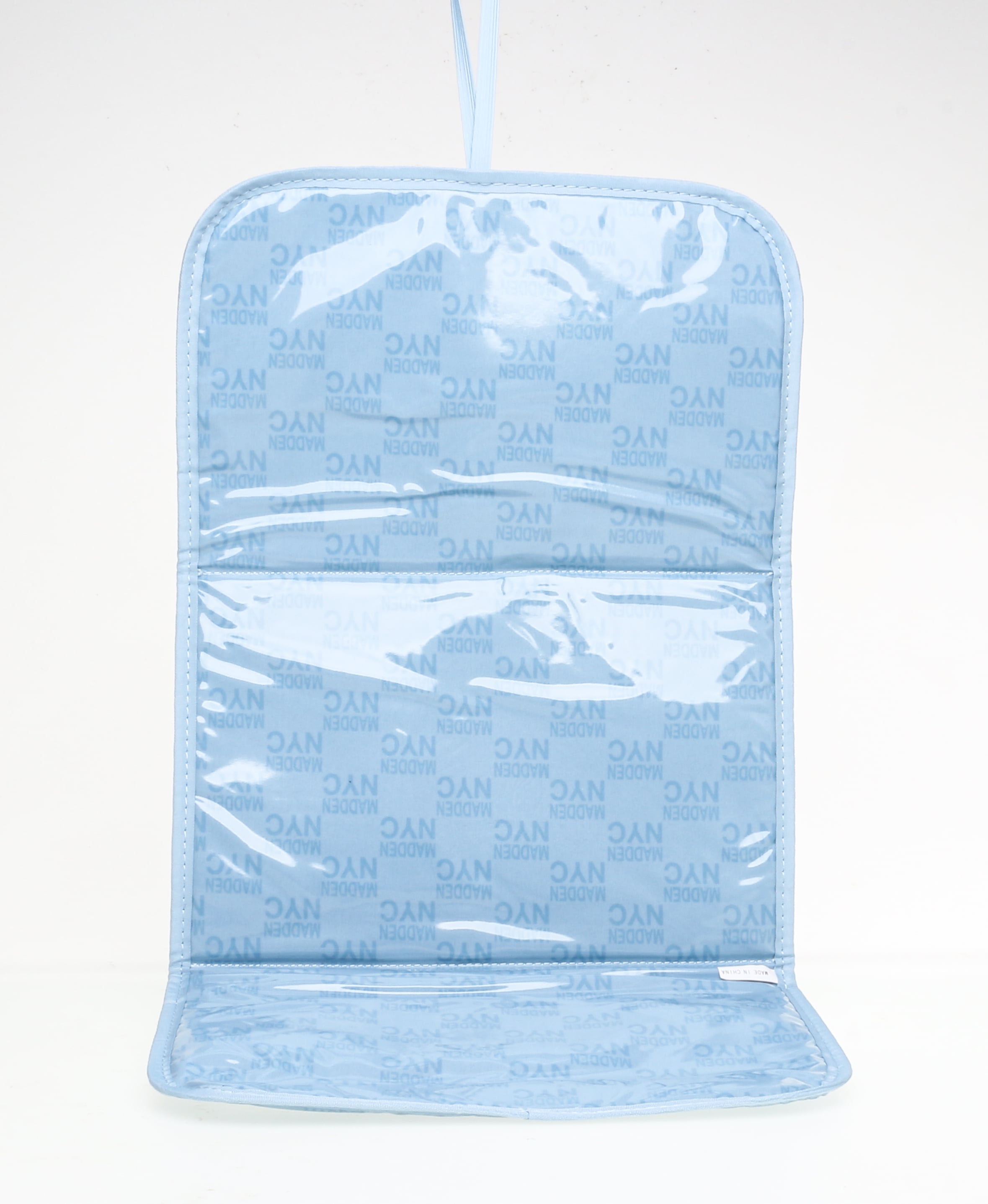 Madden NYC Women's Diaper Backpack Quilted Light Blue