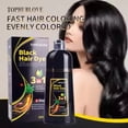 thumbnail image 3 of TOPHUBLOVE Natural Hair Dye Ginger Color Shampoo 3 in 1 for Men and Women 2 pack  500ml/each- Black, 3 of 11