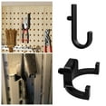 thumbnail image 2 of ABS Storage Hooks Tool Organizer J Shape U Shape Hangers for Shelves Ladders Bulk Items Accessories, 2 of 7