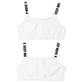 thumbnail image 3 of MSemis Kids Girls Crop Tops Camisole Tank Tops Sports Training Exercises Ivory 16, 3 of 4