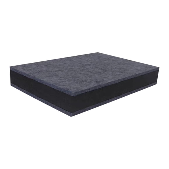 Almohadilla antivibración, almohadilla de aislamiento acústico, antideslizante, fácil de limpiar, alfombrilla amortiguadora para batería, piano en 40cm x 40cm x 52cm