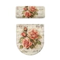 thumbnail image 2 of HELLHERO Rose Music Elastic Bottom Polyester Fabric Lid Cover Set for Toilet, Easy to Install Non-Slip Bathroom Toilet Lid Cover for Bathroom Home Comfort, 2 of 8