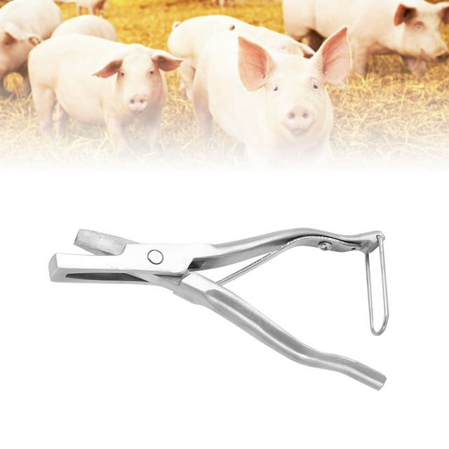 Ear Marking Notcher Ear Notcher Rustproof Stainless Steel Livestock Ear Tag Pliers, Heavy Duty Compact Design, Easy To Use, for Ear Marking, Easy To Use Marking Tool