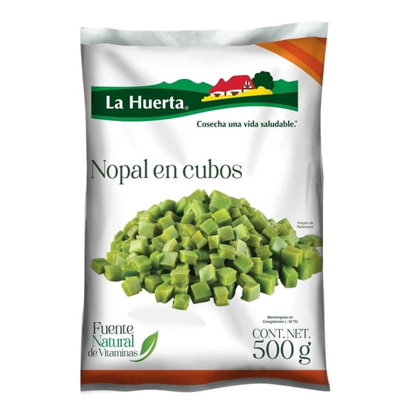Nopal La Huerta congelados en cubos 500 g