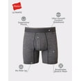 thumbnail image 2 of Hanes Ultimate Men's Breathable Stretch Boxer Briefs Pack, 3-Pack Assorted M, 2 of 7