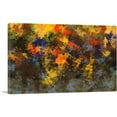 thumbnail image 1 of ARTCANVAS Orange Yellow Black Blue Rectangle Canvas Art Print - Size: 60" x 40" (0.75" Deep) (3-Piece), 1 of 9