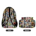 thumbnail image 6 of 16.2In Italian Animal Brainro Backpack with Front Pocket Cartoon Backpacks Travel Laptop Daypack Bags For Men Women, 6 of 8