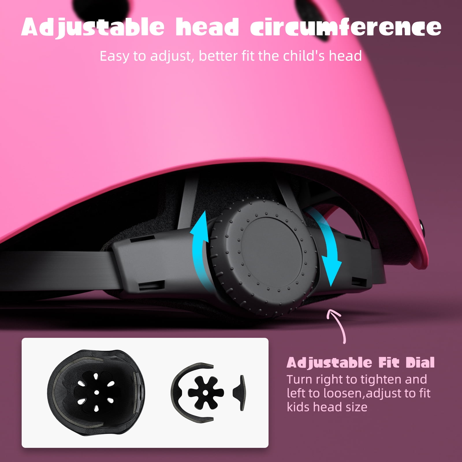 XJD Kids Bike Helmet Toddler Helmet for Kids,Multi-Sport Protective Gear Set for 3-5-8 Years Boys Girls Child Cycling Helmet with Knee Pads Elbow Pads Wrist Guards