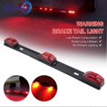 thumbnail image 1 of Clearance LED Light Bar 12V 9 LED Stainless Steel ID Marker Side Lights Led 3-Light LED Identification Lights for Truck Trailer, 1 of 5