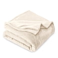 thumbnail image 1 of Bare Home Microplush Fleece Blanket - 300 GSM - Fuzzy Microfleece - Soft & Plush - Kid Size, Vanilla, 1 of 5