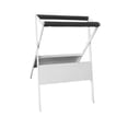 thumbnail image 2 of S SERENABLE Badminton Racket Storage Rack Badminton Racket Display Rack for Garden Field White, 2 of 9