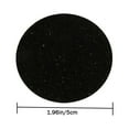 thumbnail image 4 of Cateissary Tapete antideslizante para suelo, tapete, alfombra, pinza, moneda, almohadilla de forma redonda, cinta de montaje Tela de costura y artesanía negro 50 pares, 4 of 6