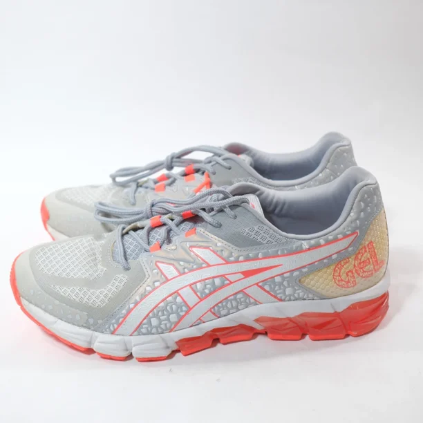 Asics GEL-QUANTUM 180 5 TR Glacier Grey Flash Coral 1202A083 Women's Size 10
