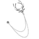 thumbnail image 4 of Broche de cadena Hugo Plata, 4 of 6