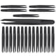 thumbnail image 3 of Herramientas manuales, 20 pinzas antiestáticas de fibra de carbono, pinzas de reparación, instalación sin esfuerzo, 3 of 8
