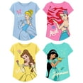 thumbnail image 2 of Disney Little Girls Tiana Long Sleeve Peplum Top with Leggings Set - Green, 2 of 2