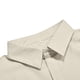 thumbnail image 5 of Camisas Oversize Hombre Camisa holgada de talla grande informal sólida de lino y algodón de verano para hombre camisa de manga larga con cuello vuelto para hombre (Khaki, XXL), 5 of 7