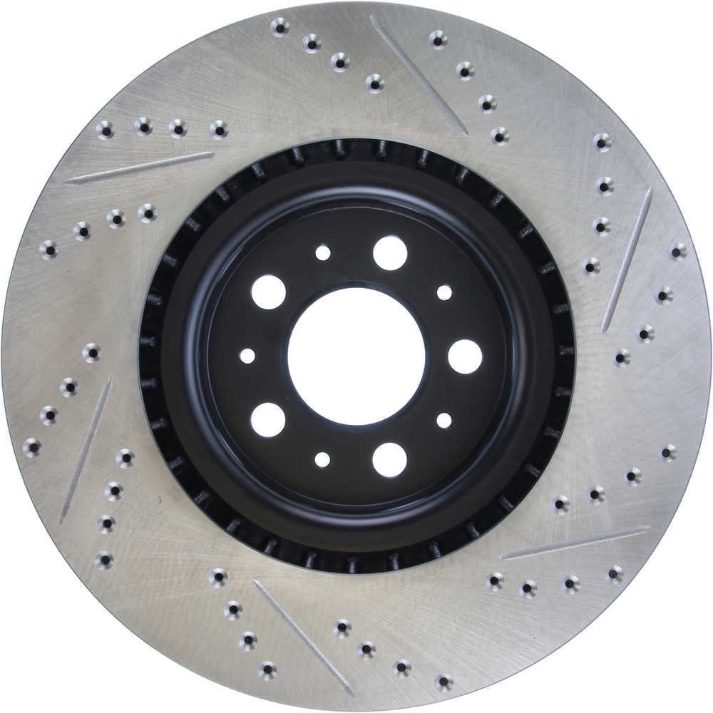 StopTech Slotted & Drilled Sport Brake Rotor Fits select: 2004-2007 VOLVO V70, 2004-2007 VOLVO S60 R