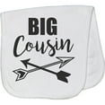 thumbnail image 2 of Inktastic Big Cousin with Arrows Baby Burp Cloth, 2 of 3