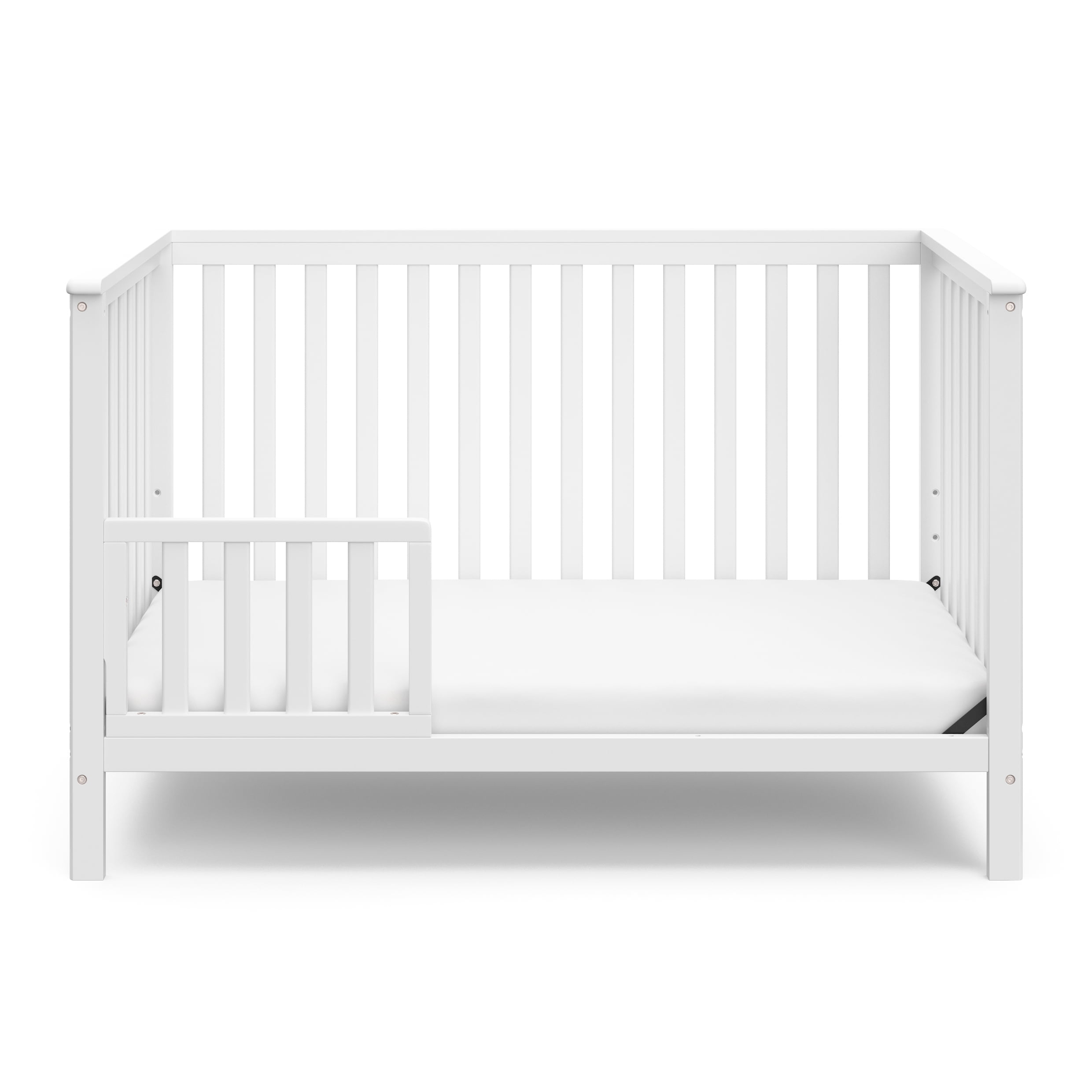 Storkcraft Hillcrest 4-in-1 Convertible Baby Crib, White