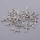thumbnail image 3 of 20 piezas de aleación de plata con colgante de cruz, colgantes de collar, hallazgos artesanales para manualidades de joyería hechas perfecl Antiguo colgante de dijes cruzados, 3 of 8