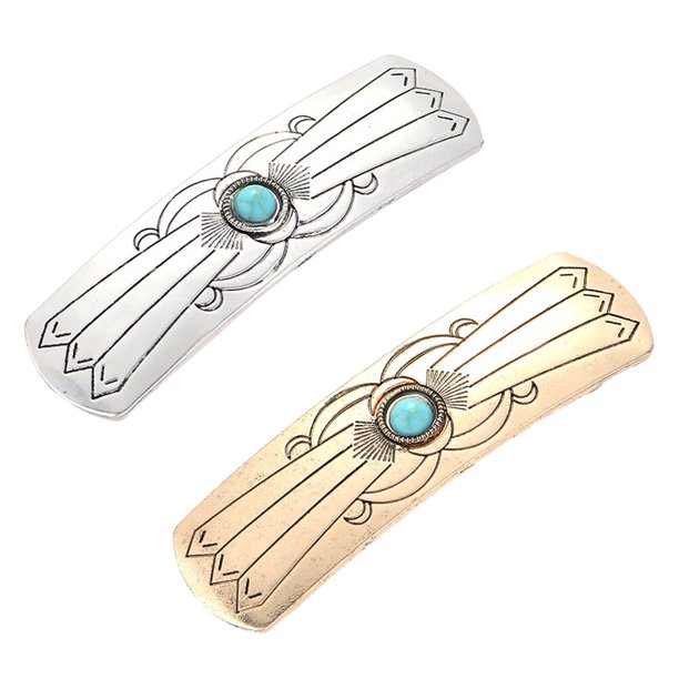 2 unids retro clips para el cabello chic Pein Barrettes Horquillas Moda Accesorios para el cabello
