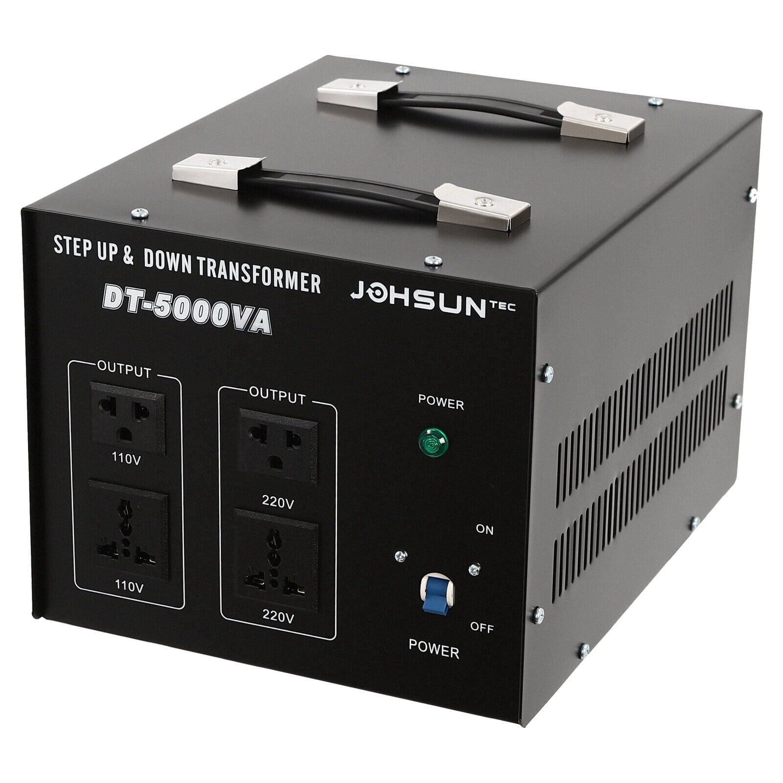 Heavy Duty 5000W Voltage Transformer Step Up/Down 110V to 220V Converter