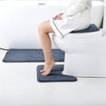 thumbnail image 4 of Naiovety Juego de alfombrillas de baño elegantes e impermeables de 3 piezas, juego de alfombrillas de baño fáciles de limpiar e instalar, Juegos de accesorios de baño rojo, 4 of 6