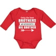 thumbnail image 3 of Inktastic Only the Best Brothers Get Promoted to Big Brother Boys or Girls Long Sleeve Baby Bodysuit, 3 of 5