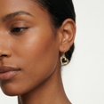thumbnail image 3 of MULA Gold Plated Love Entanglement Hook Earrings 925 Sterling Silver Sparkling 5A Zircon Jewelry Gift for Her, 3 of 6