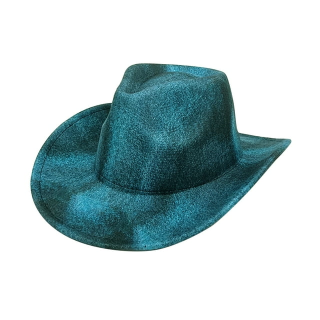 Women's Big Brim Cowboy Hat Western Bowler Hat