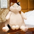 thumbnail image 5 of Lovely Plush Cat Doll Cute Cartoon Soft Stuffed PP Cotton Pillow Sleeping Pillow Hugging Snuggly Doll Toy Gift for Kids Girlfriend Gift - 35cm 35cm, 5 of 10