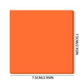 thumbnail image 2 of PEONAVET Sticky Notes Transparent Notes- Translucent Color Memo Pad3 X 3 Inch -50 Sheets Per Pad, 2 of 3