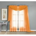 thumbnail image 2 of Diamond Sheer Voile Curtain Panels, 2 of 5