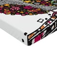 thumbnail image 2 of Ambesonne Owls Fitted Sheet, Geometric Floral Blossoms, Queen Size, Multicolor, 2 of 3