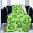 thumbnail image 1 of Cartoon Frog Throw Blanket Warm Lightweight Soft Cozy Warm Home Decoration for Family, 1 of 6