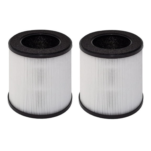 B-D02L Replacement Filter, Compatible with MOOKA B-D02L and KOIOS B-D02L Air Purifier, 3-in 1 H13 True HEPA Filter, 2 Pack