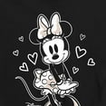 thumbnail image 3 of Disney - Mickey & Friends - Minnie with Hearts - Toddler And Youth Short Sleeve Graphic T-Shirt, 3 of 5
